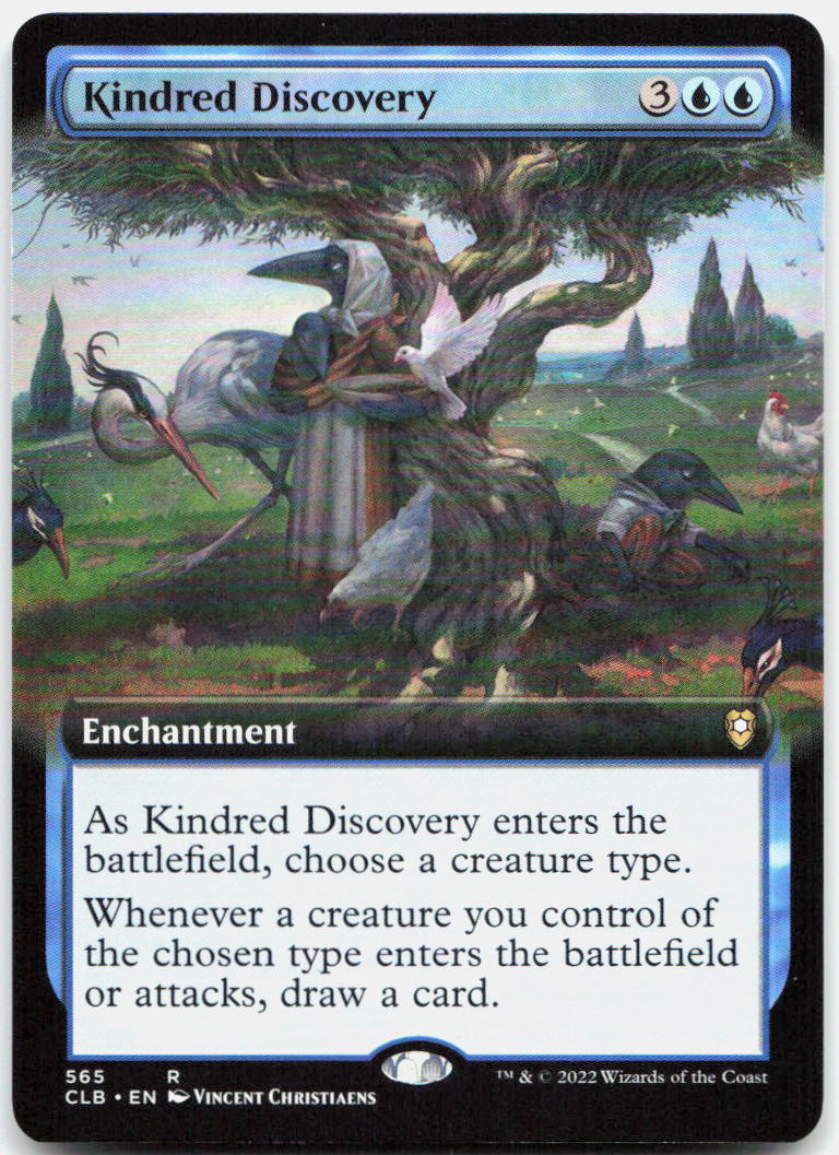 Kindred Discovery (Extended Art) NM R Commander Legends: Battle for Baldur's Gat