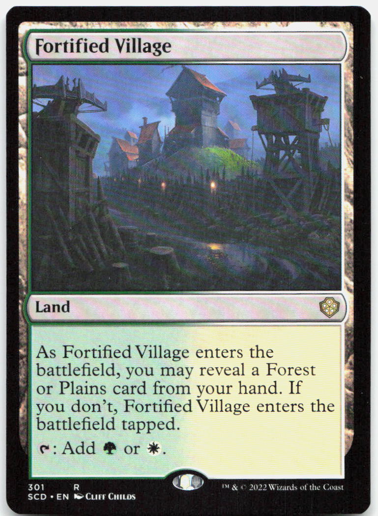 Fortified Village NM R Starter Commander Decks 301