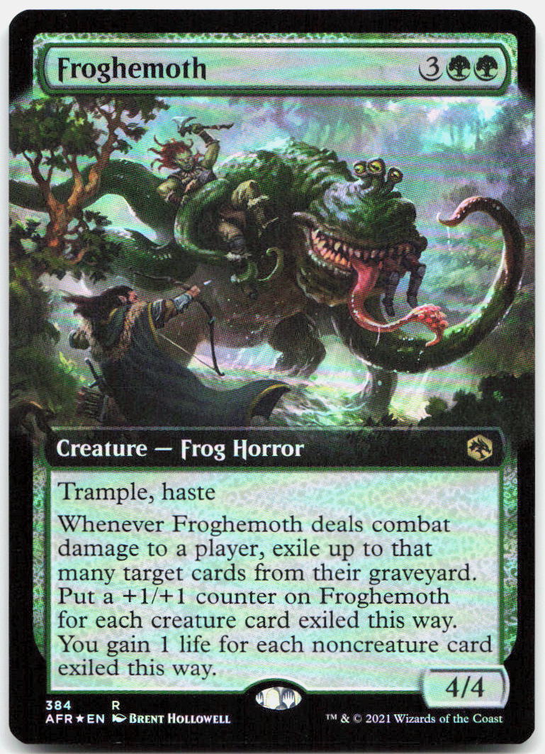 Froghemoth (Extended Art) NM Foil R Adventures in the Forgotten Realms 384