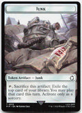 Junk // Clue Double-Sided Token NM Foil T Universes Beyond: Fallout 15 // 11