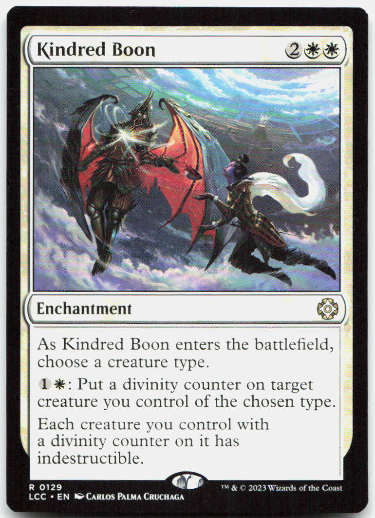 Kindred Boon NM R Commander: The Lost Caverns of Ixalan 129