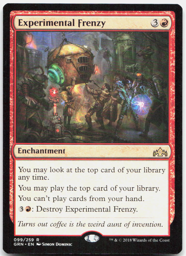 Experimental Frenzy NM R Guilds of Ravnica 99