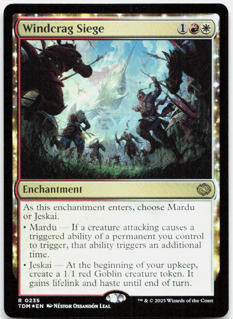 Windcrag Siege NM Foil R Tarkir: Dragonstorm 235