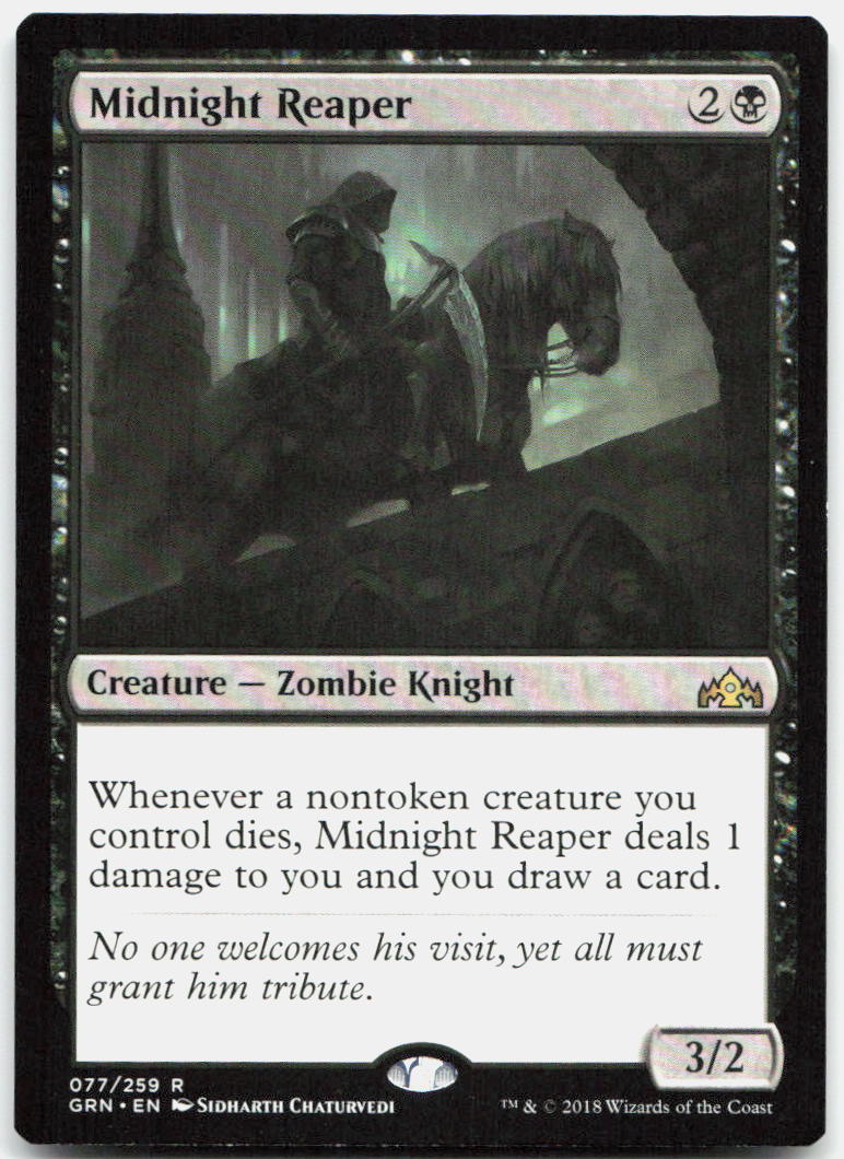 Midnight Reaper NM R Guilds of Ravnica 77