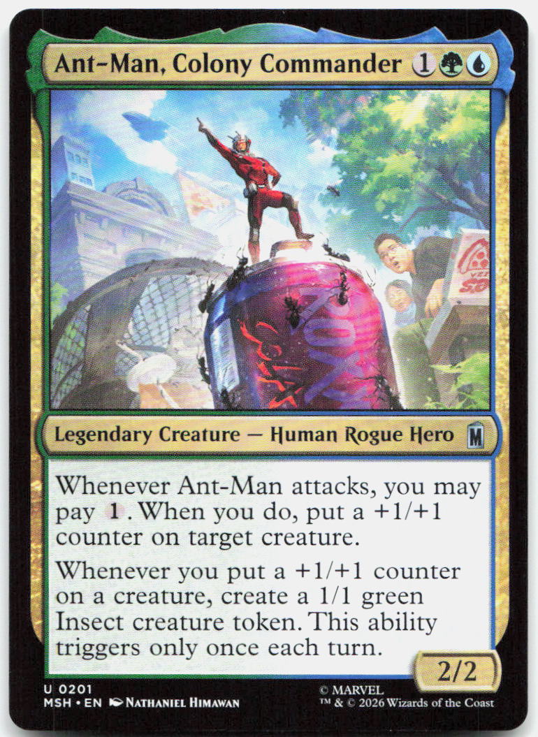 Ant-Man, Colony Commander NM U Marvel Super Heroes 201