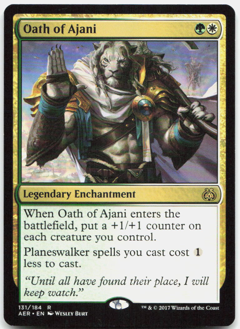Oath of Ajani NM R Aether Revolt 131