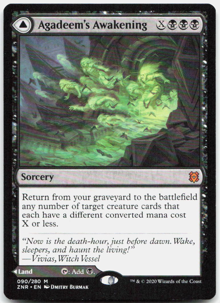 Agadeem's Awakening NM M Zendikar Rising 90