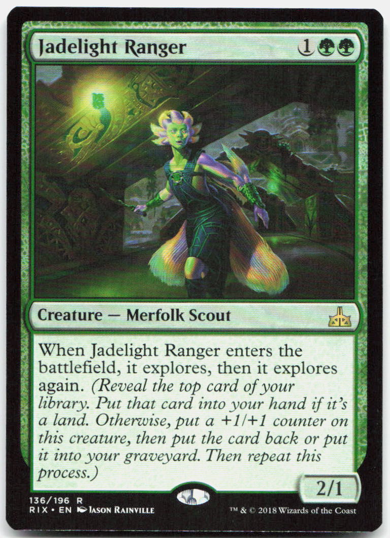 Jadelight Ranger NM R Rivals of Ixalan 136