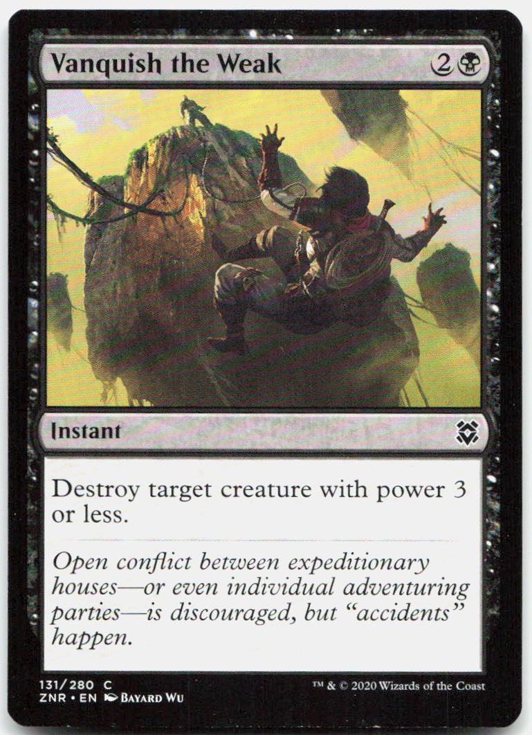 Vanquish the Weak NM C Zendikar Rising 131