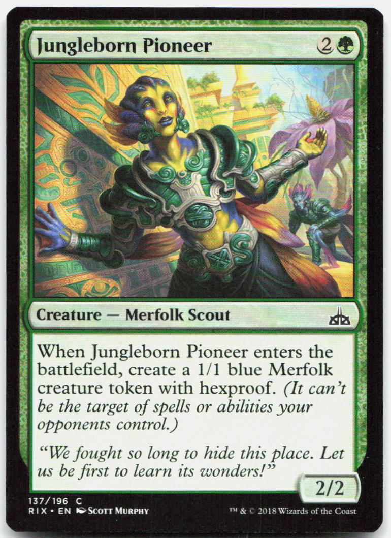 Jungleborn Pioneer NM C Rivals of Ixalan 137