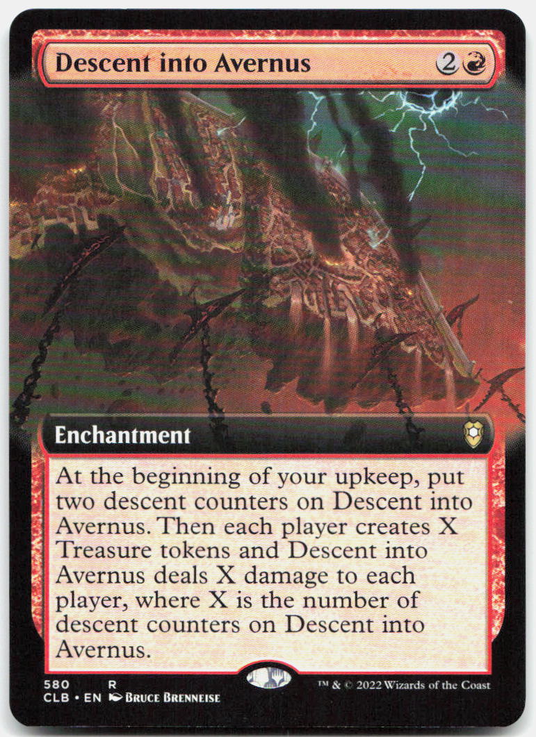 Descent into Avernus (Extended Art) NM R Commander Legends: Battle for Baldur's