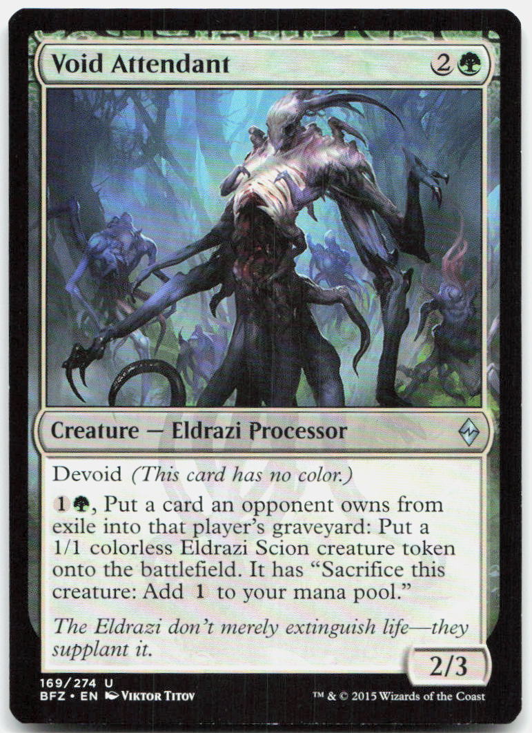 Void Attendant NM U Battle for Zendikar 169