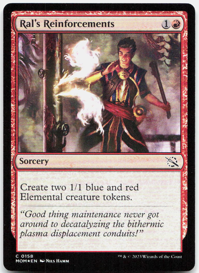 Ral's Reinforcements NM Foil C March of the Machine 158