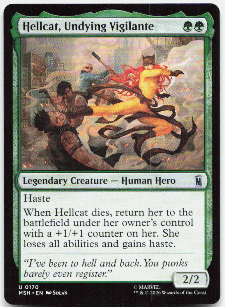 Hellcat, Undying Vigilante NM U Marvel Super Heroes 170