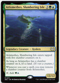 Arixmethes, Slumbering Isle NM R Commander: Duskmourn: House of Horror 211
