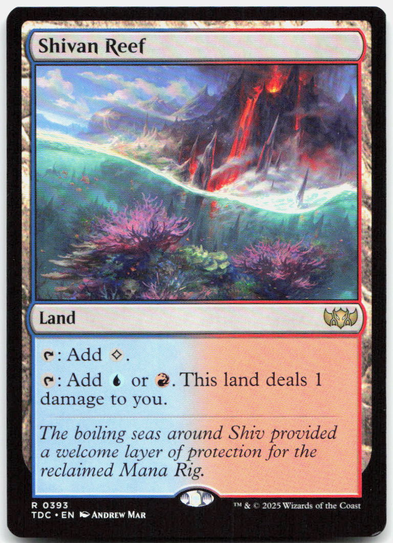 Shivan Reef NM R Commander: Tarkir: Dragonstorm 393