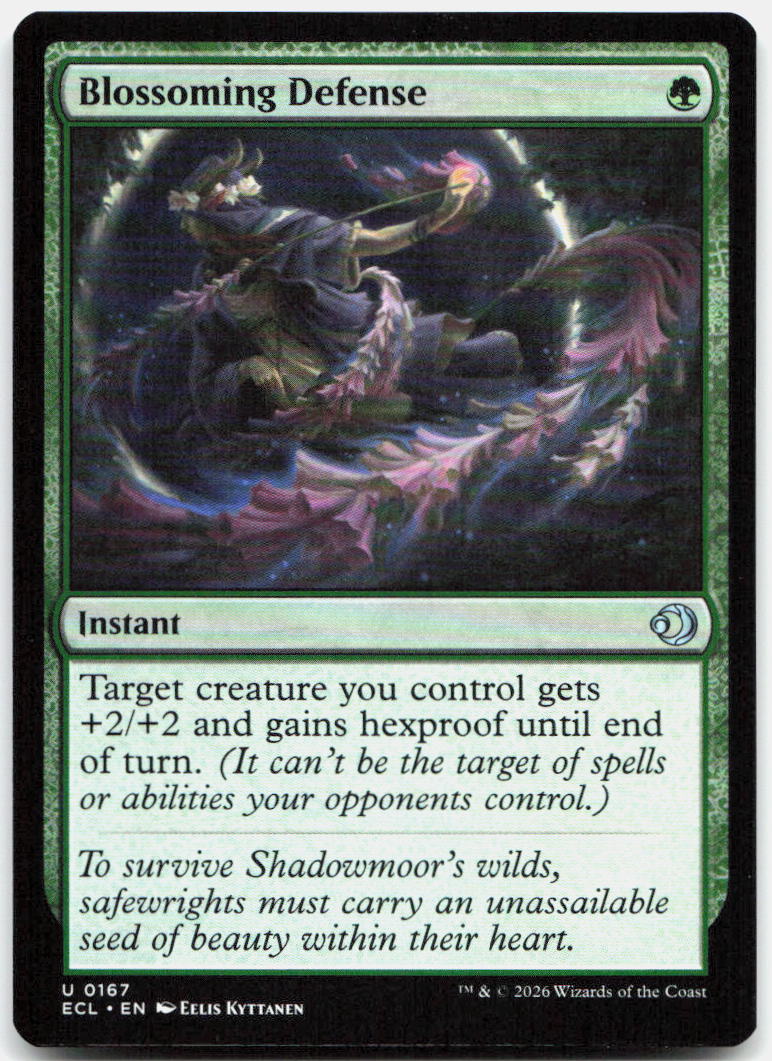 Blossoming Defense NM U Lorwyn Eclipsed 167