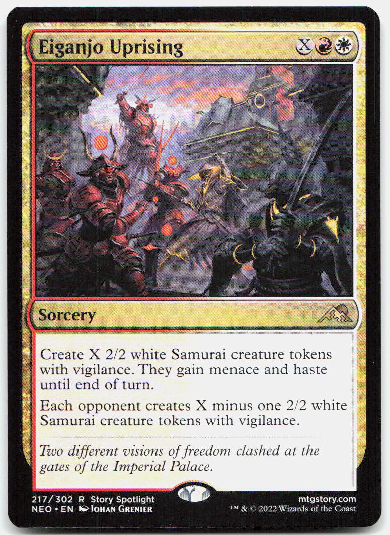 Eiganjo Uprising NM R Kamigawa: Neon Dynasty 217