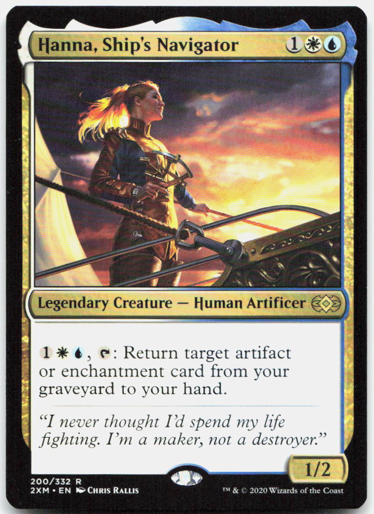 Hanna, Ship's Navigator NM R Double Masters 200