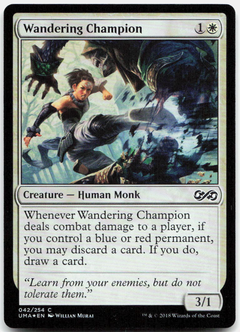 Wandering Champion NM Foil C Ultimate Masters 42