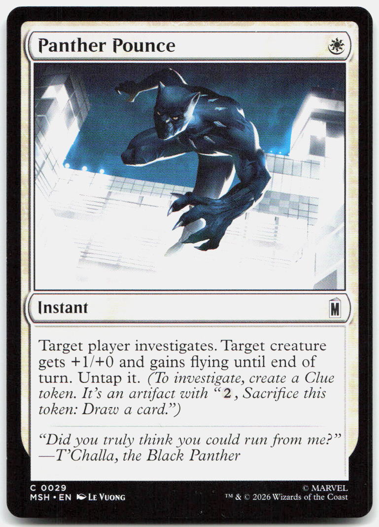 Panther Pounce NM C Marvel Super Heroes 29