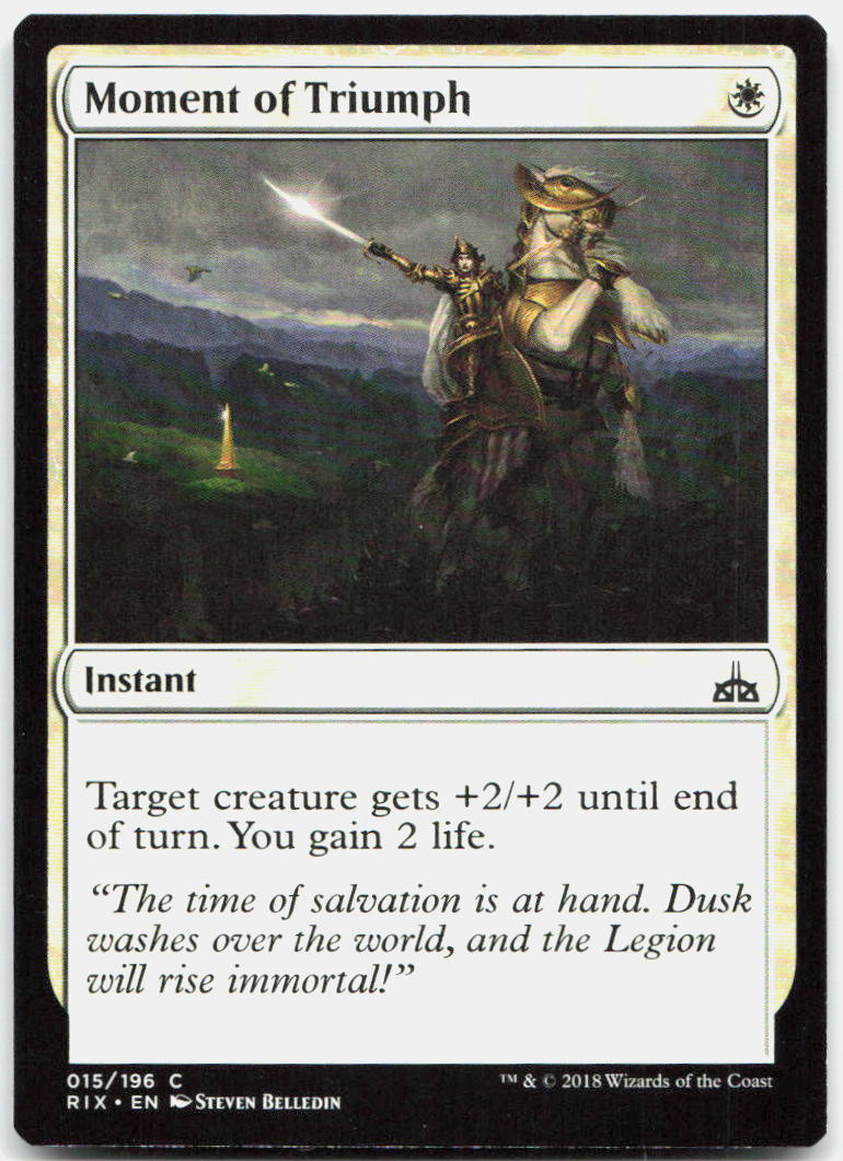 Moment of Triumph NM C Rivals of Ixalan 15