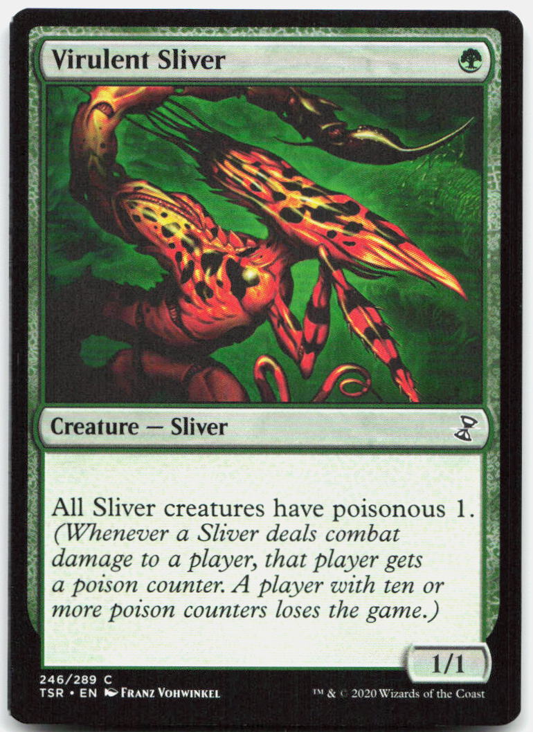 Virulent Sliver NM C Time Spiral: Remastered 246