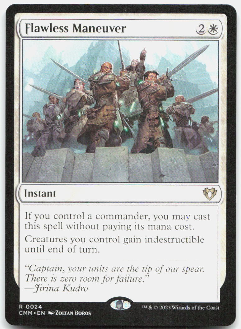 Flawless Maneuver NM R Commander Masters 24