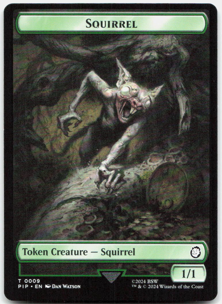Junk // Clue Double-Sided Token NM Foil T Universes Beyond: Fallout 15 // 11