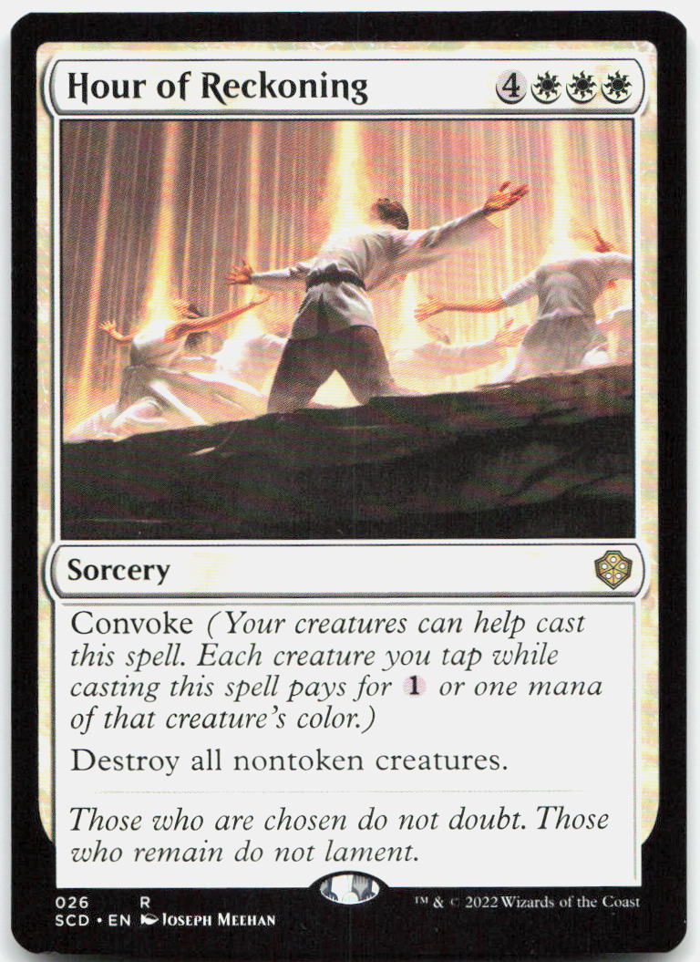 Hour of Reckoning NM R Starter Commander Decks 26
