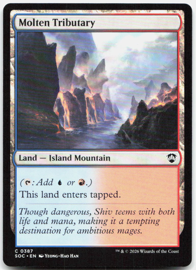 Molten Tributary NM C Commander: Secrets of Strixhaven 387