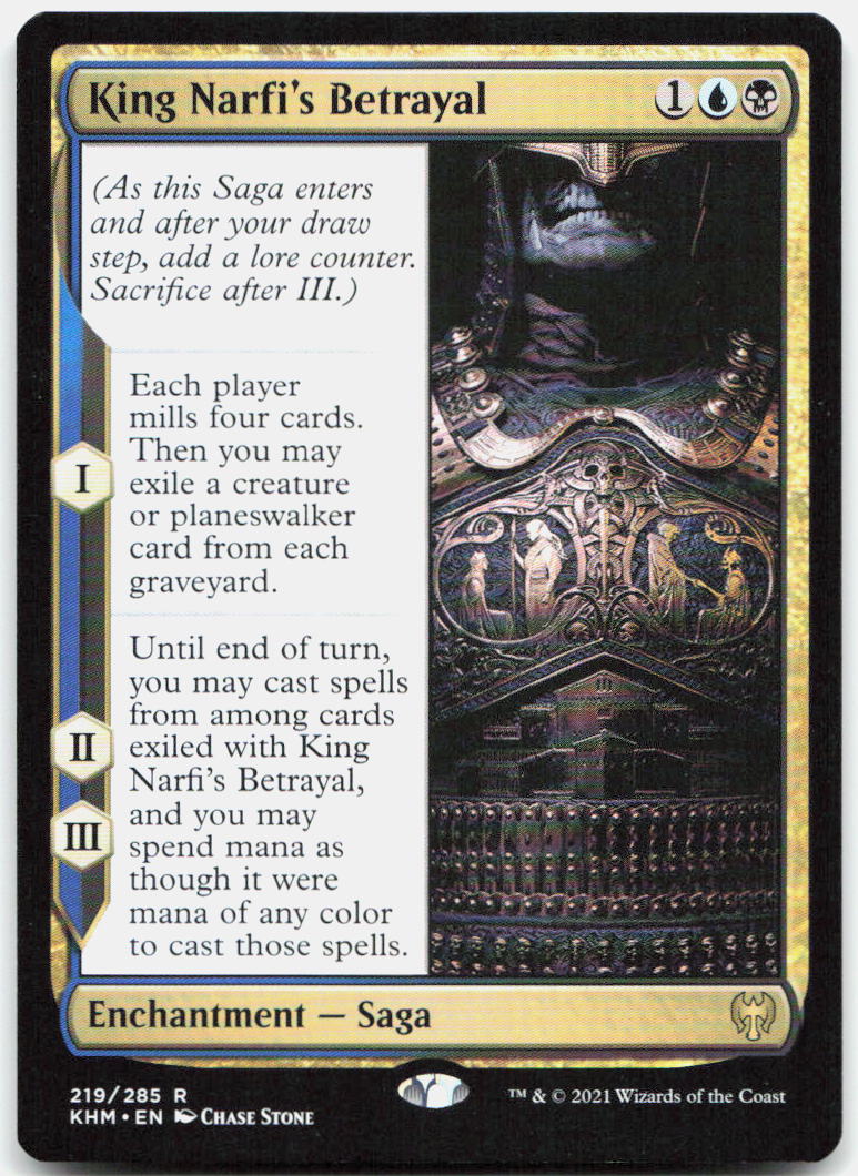 King Narfi's Betrayal NM R Kaldheim 219