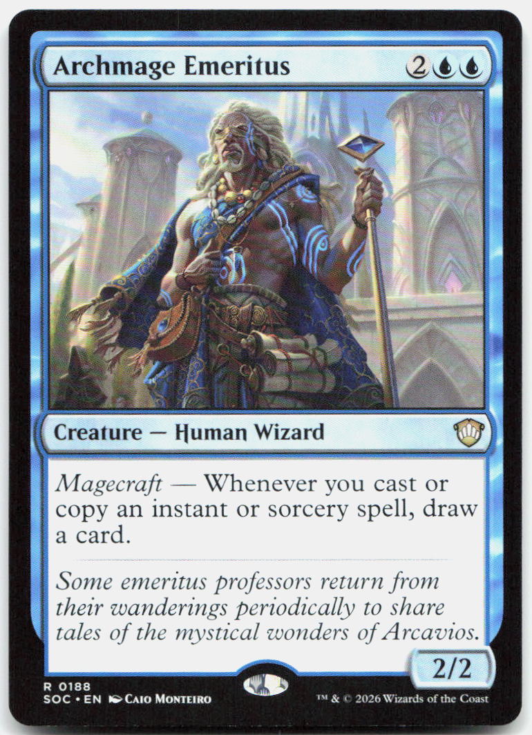 Archmage Emeritus NM R Commander: Secrets of Strixhaven 188