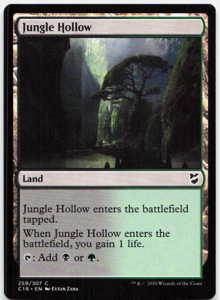 Jungle Hollow NM C Commander 2018 259