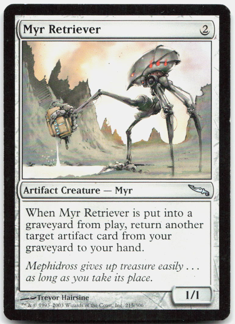 Myr Retriever NM U Mirrodin 215