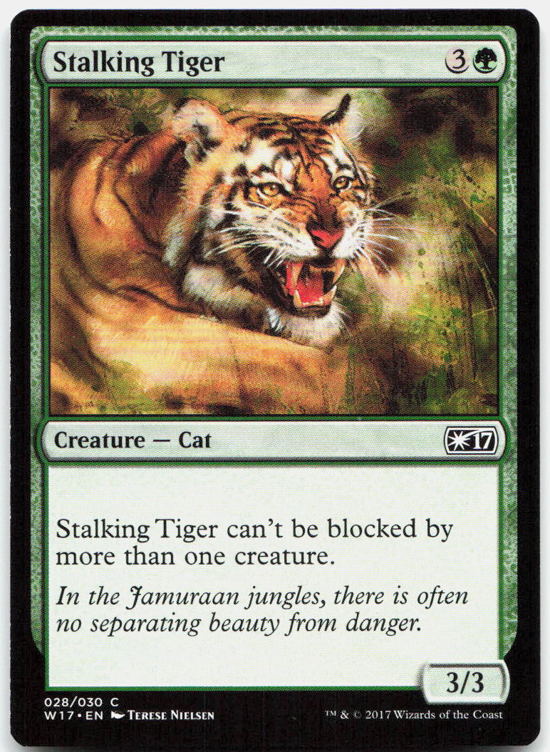 Stalking Tiger NM C Welcome Deck 2017 28