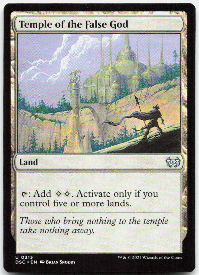 Temple of the False God NM U Commander 2015 313