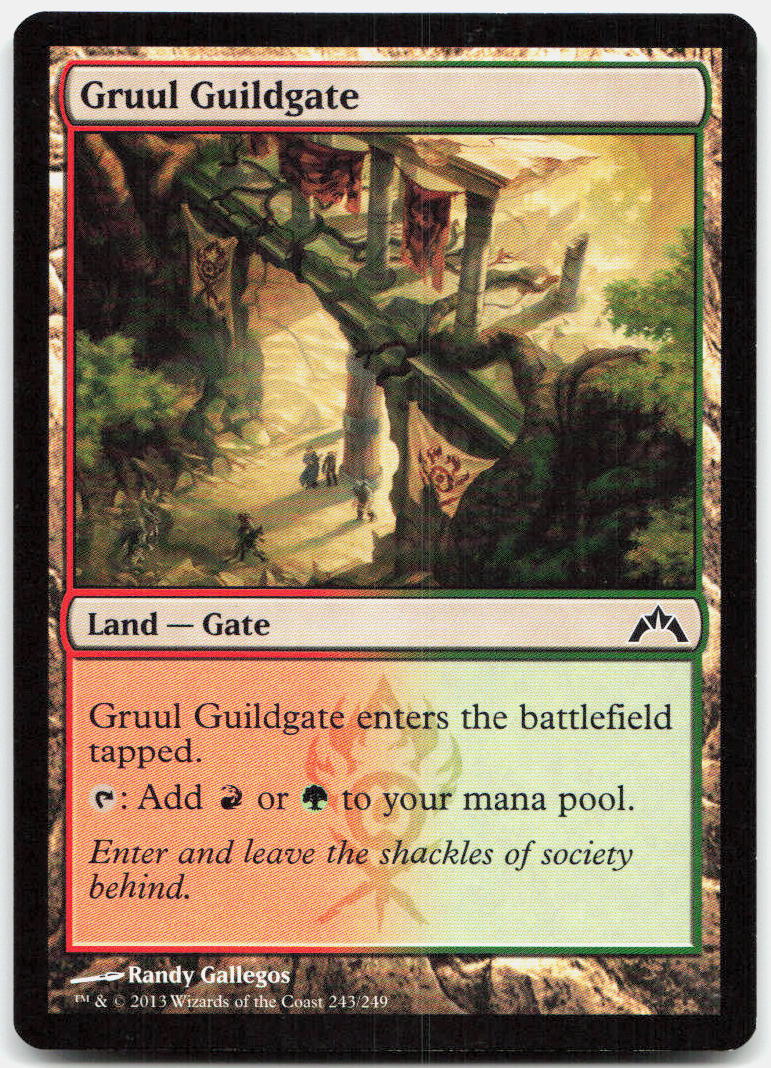 Gruul Guildgate NM C Gatecrash 243