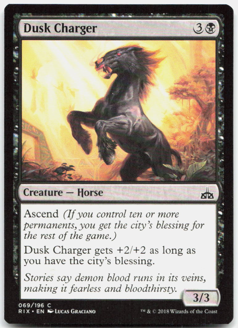 Dusk Charger NM C Rivals of Ixalan 69