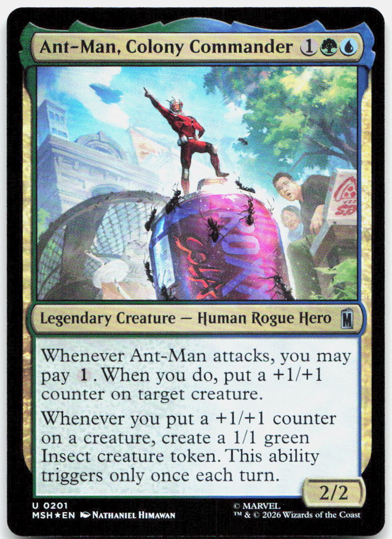 Ant-Man, Colony Commander NM Foil U Marvel Super Heroes 201