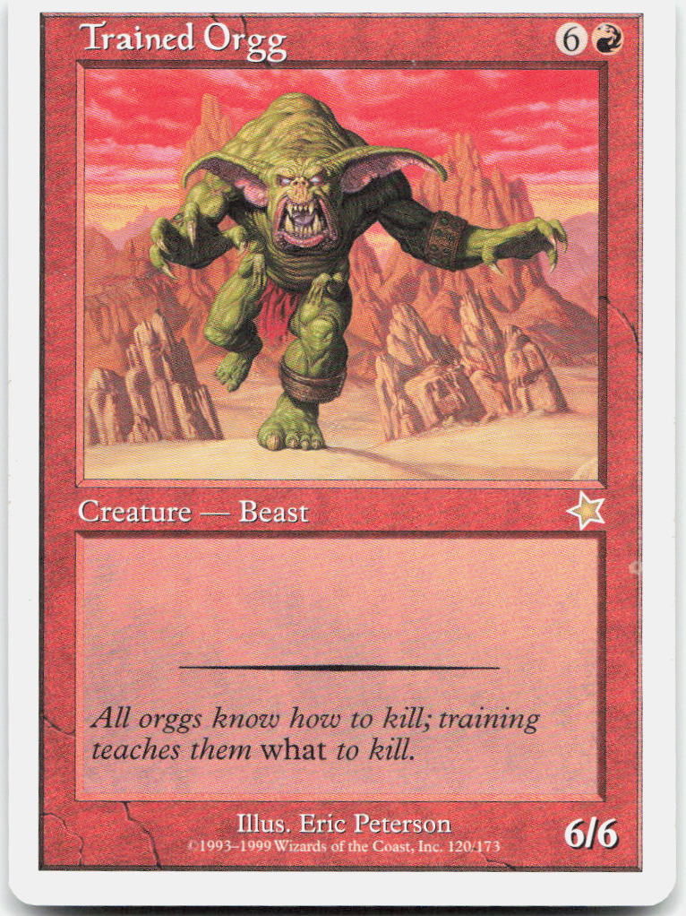 Trained Orgg NM R Starter 1999 120