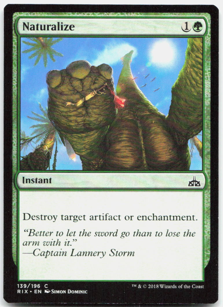 Naturalize NM C Rivals of Ixalan 139