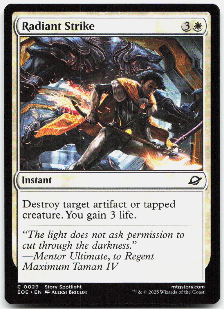 Radiant Strike NM C Edge of Eternities 29