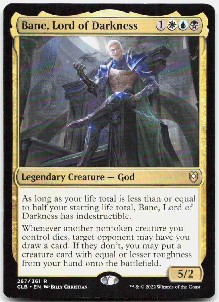 Bane, Lord of Darkness NM R Commander Legends: Battle for Baldur's Gate 267