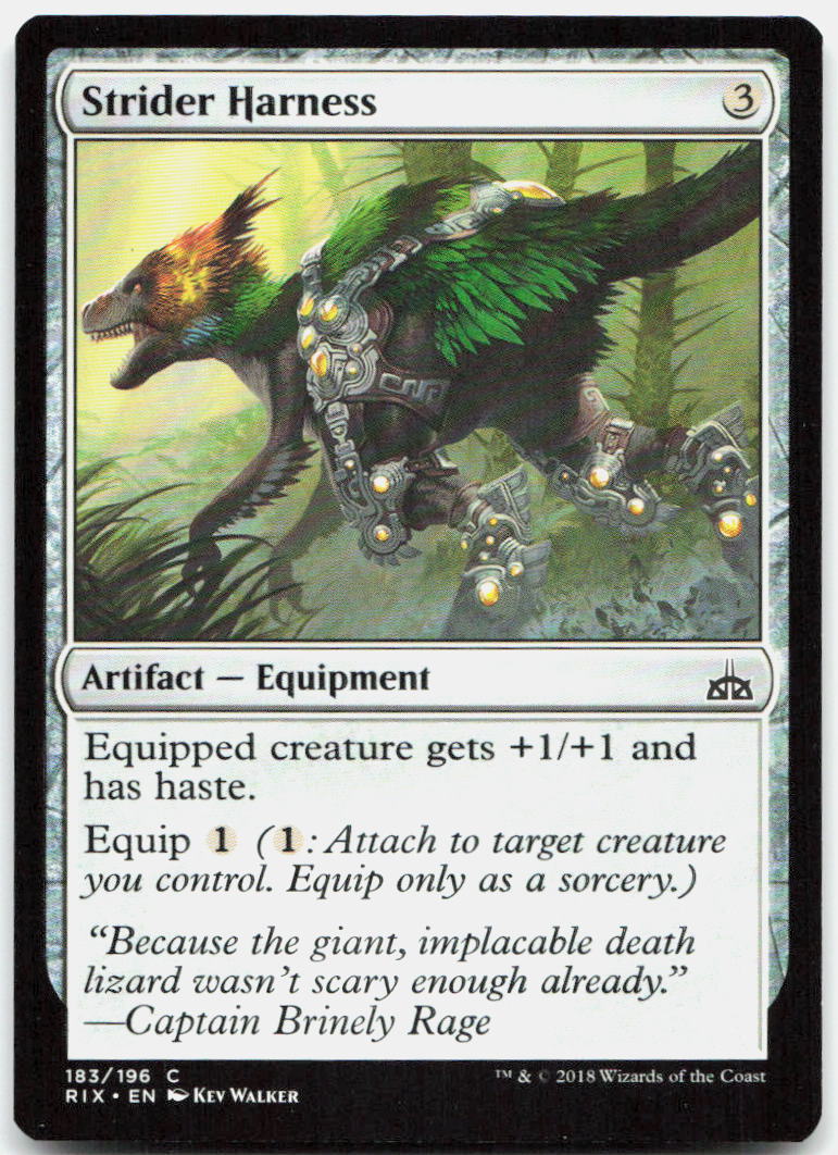 Strider Harness NM C Rivals of Ixalan 183