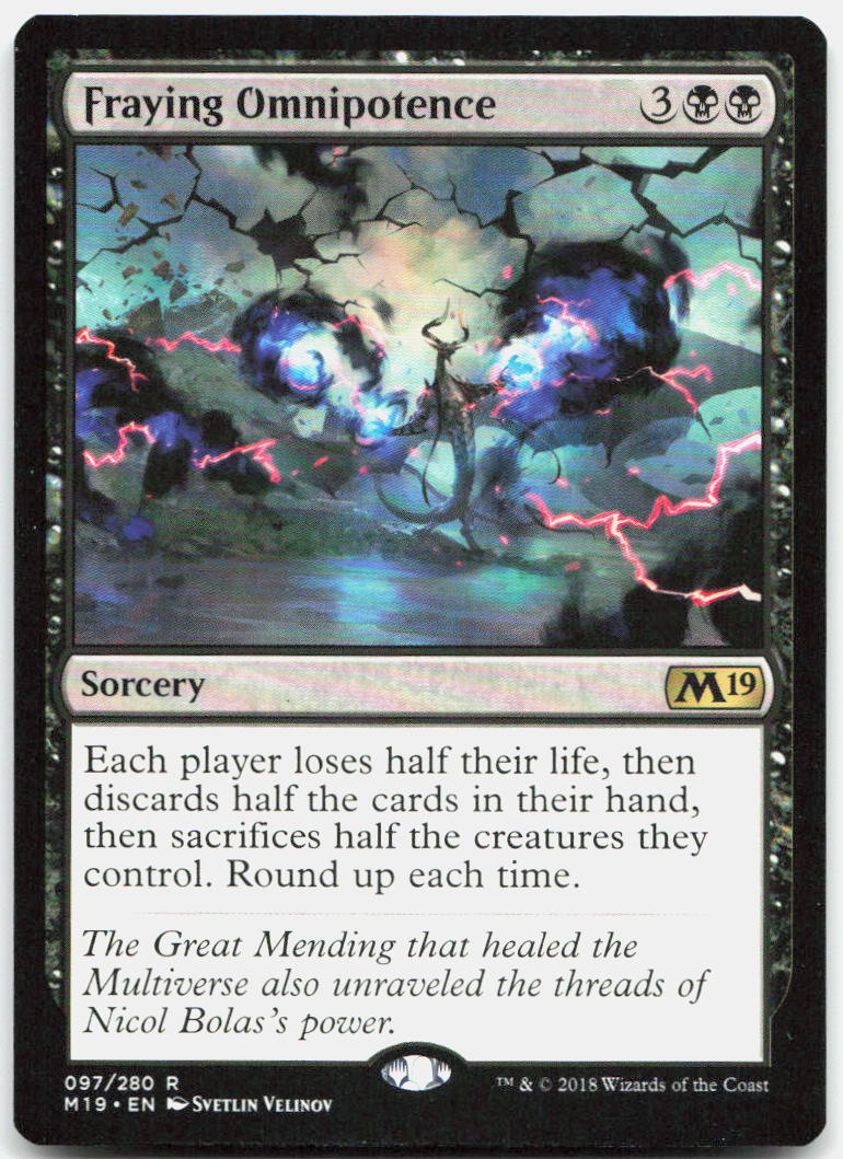 Fraying Omnipotence NM R Core Set 2019 97