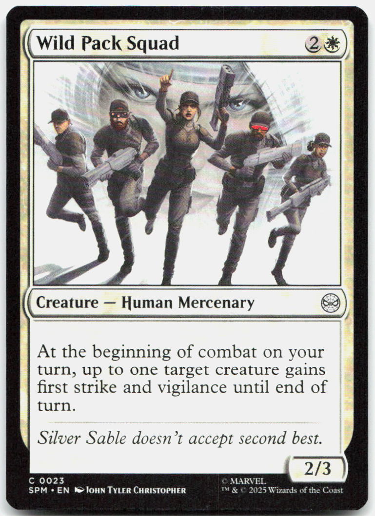 Wild Squad NM C Marvel's Spider-Man 23