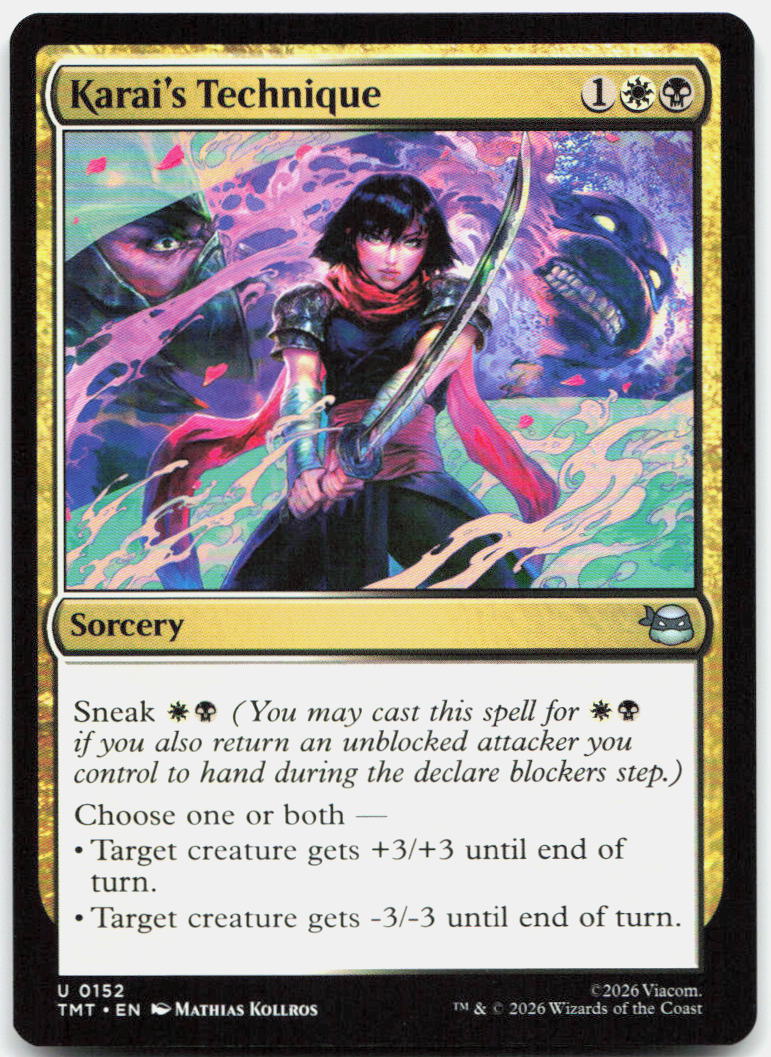 Karai's Technique NM U Teenage Mutant Ninja Turtles 152