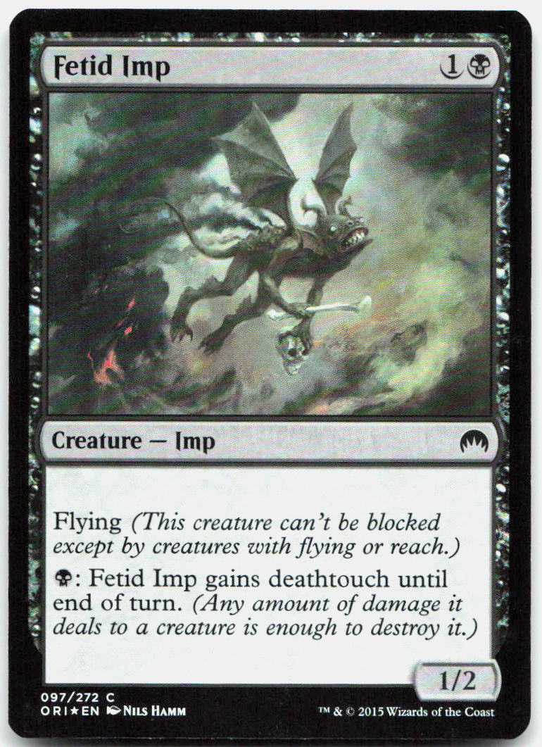 Fetid Imp NM Foil C Magic Origins 97