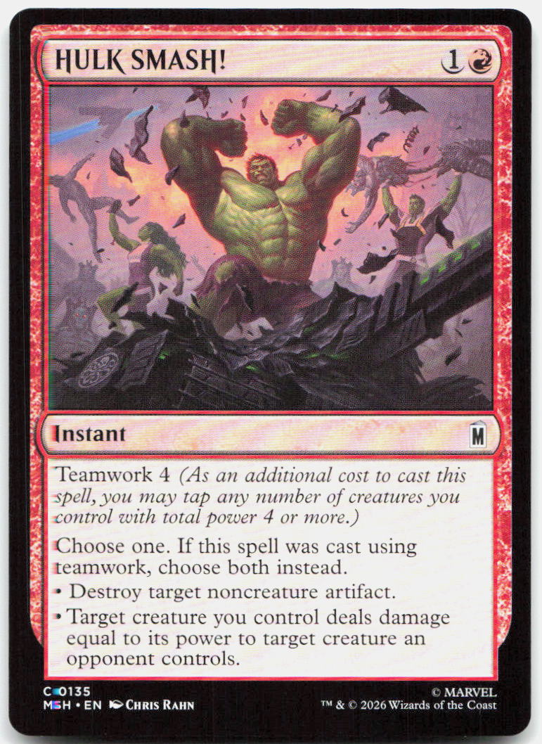 HULK SMASH! NM C Marvel Super Heroes 135
